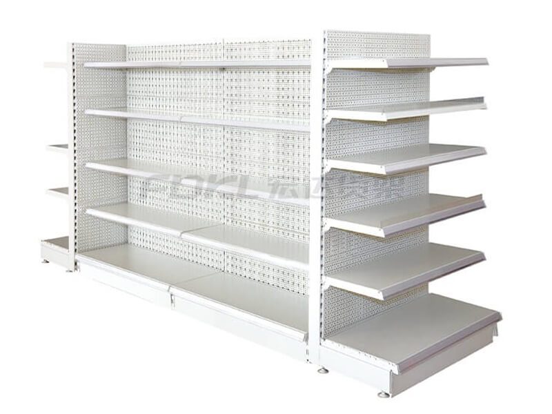 The main role of supermarket shelves