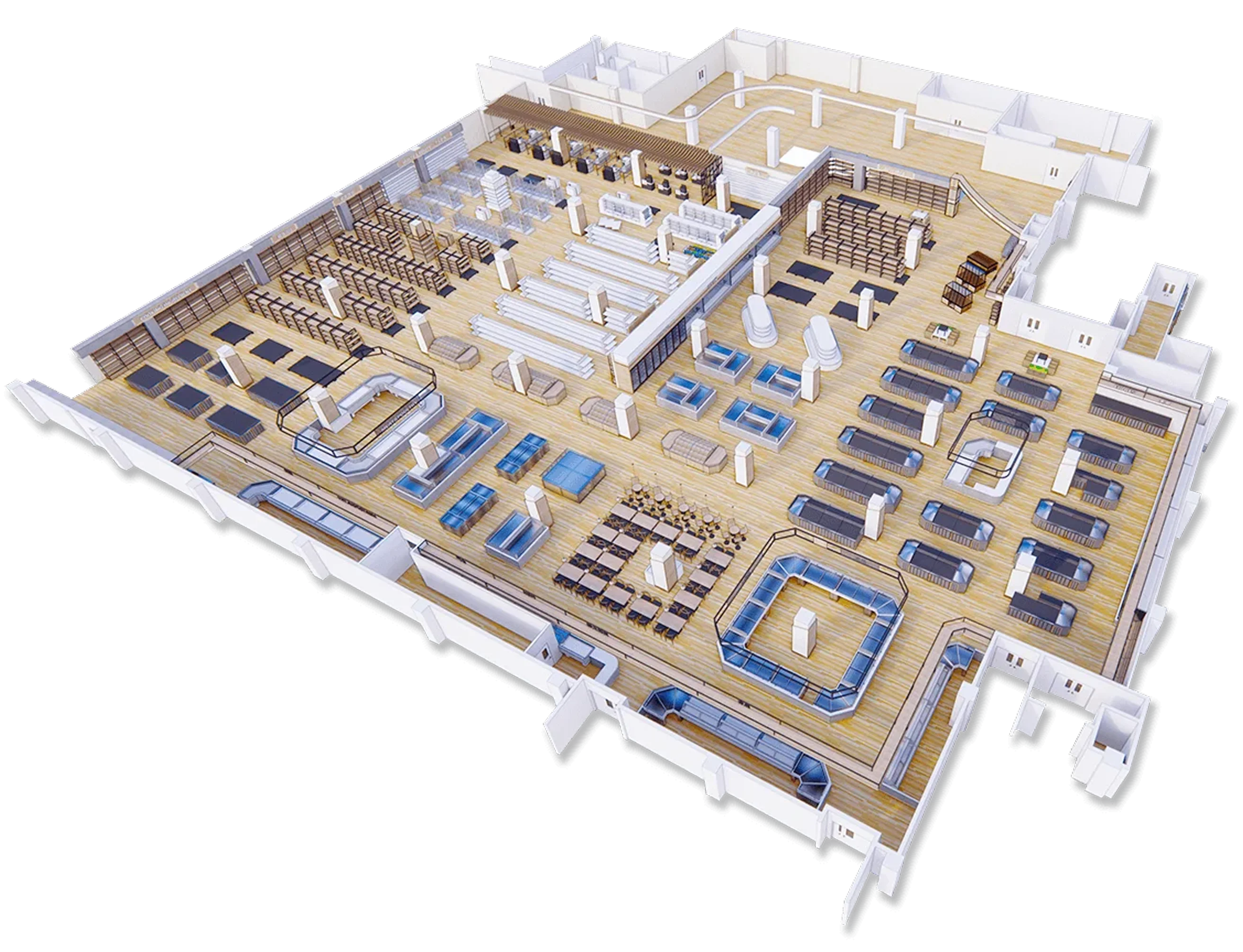 One-stop Service For Supermarket Shelves