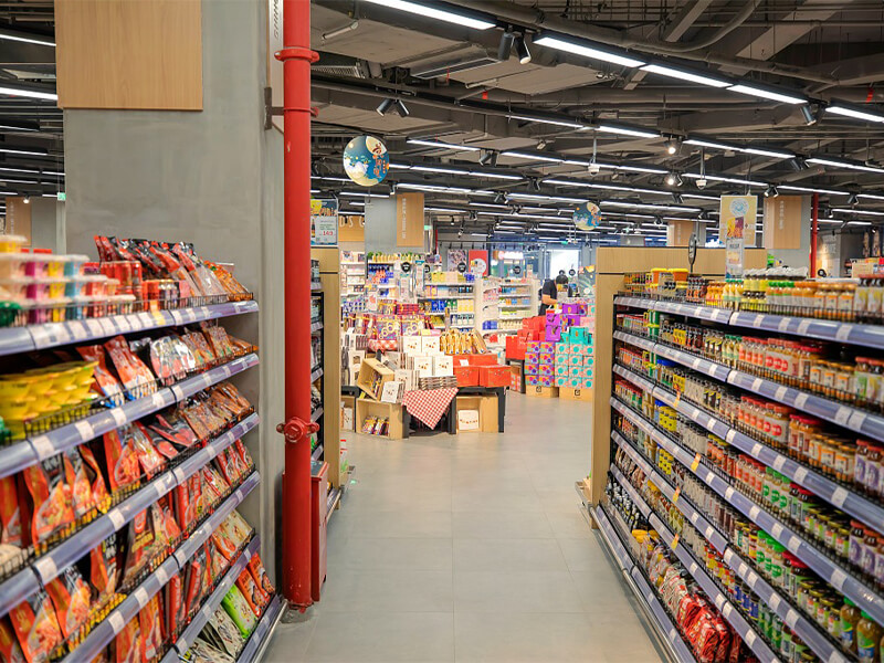 Classification introduction of supermarket shelves